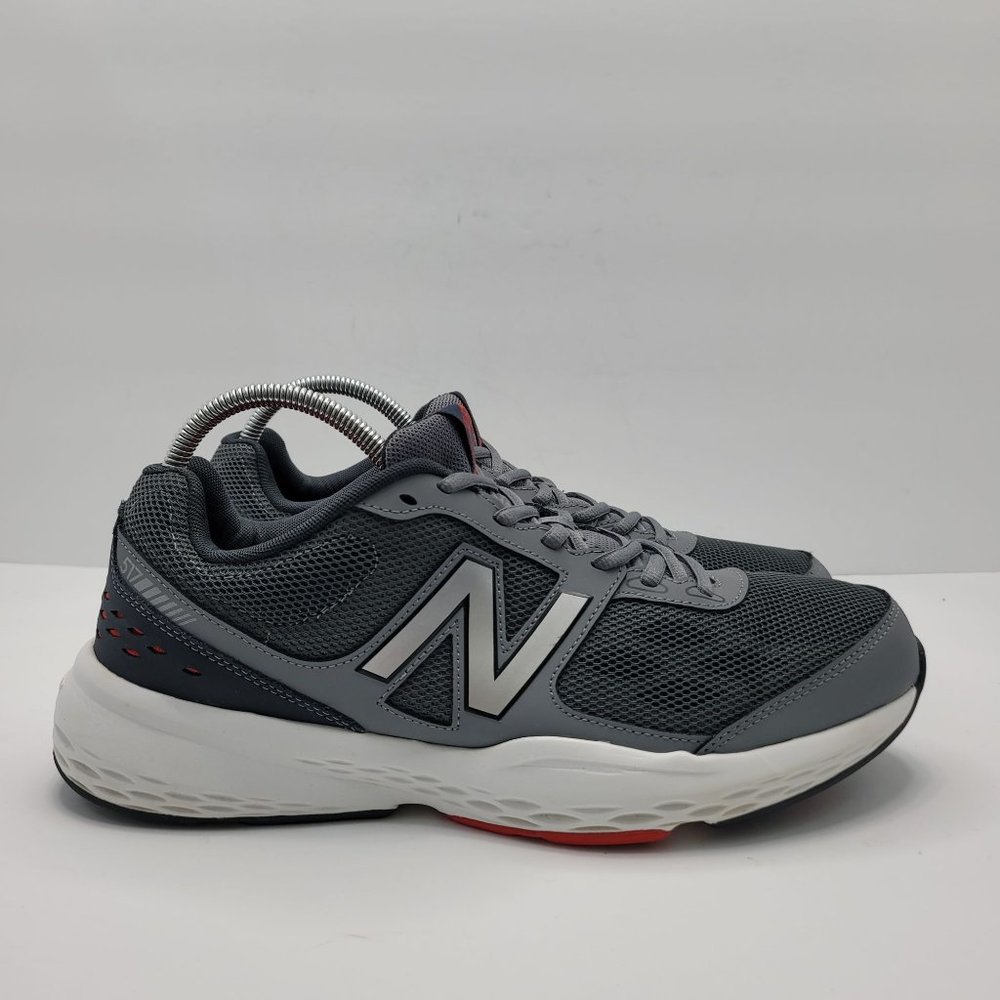 New Balance 517 V1 Men's Cross Training Grey/Red Shoes MX517RB1 US Size 11.5